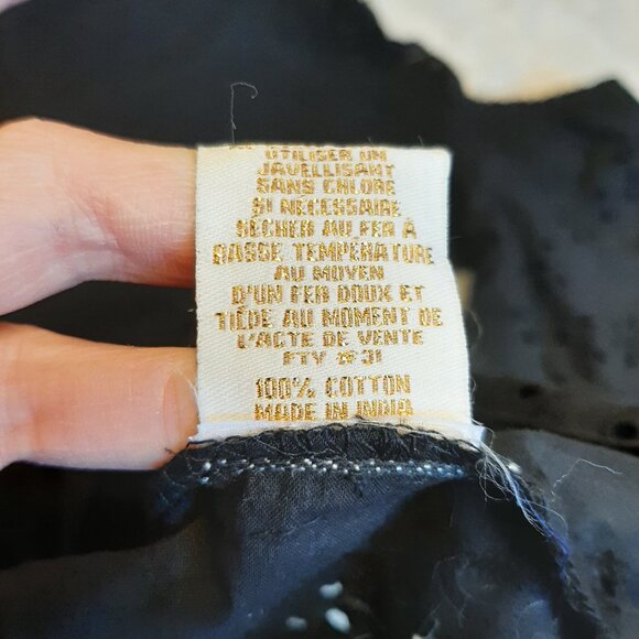 Rebellion Again Women's Black Boho Mini Dress Size XS - Picture 9 of 9